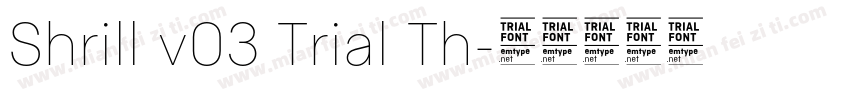 Shrill v03 Trial Th字体转换